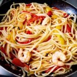 Receta de Pasta con setas y ajos tiernos