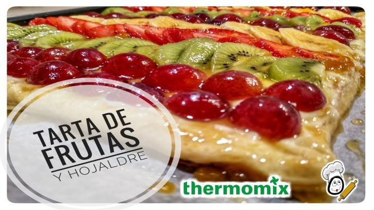 Receta de Tarta de hojaldre y frutas con Thermomix