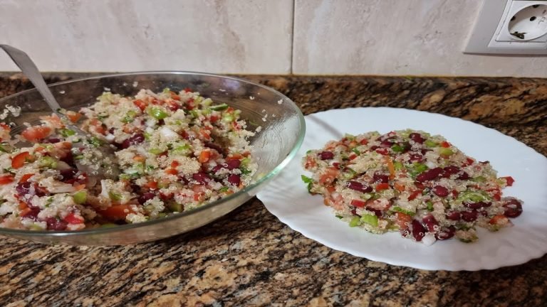 Receta de Ensalada de alubias rojas con quinoa