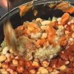 Receta de Guiso de vainas con calamar