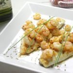 Receta de Merluza a la marinera con almejas y gambas