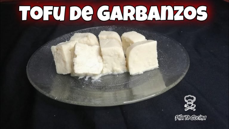 Receta de Tofu de garbanzos casero
