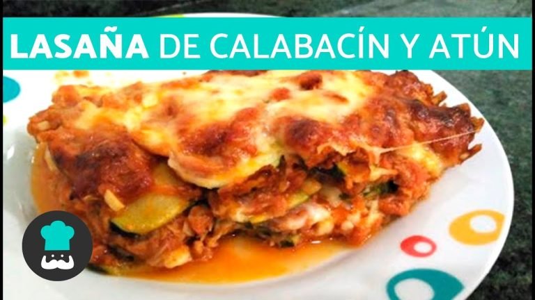 Receta de Lasaña de calabacín y atún sin pasta