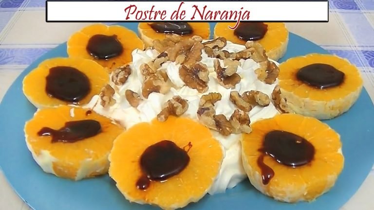 Receta de Flan de naranja con nata líquida 1 Receta de Flan de naranja con nata líquida