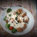 Receta de Dorada con langostinos al ajillo