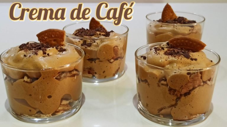 Receta de Crema al café negro