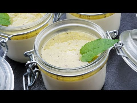 Receta de Mousse de yogur con kiwi