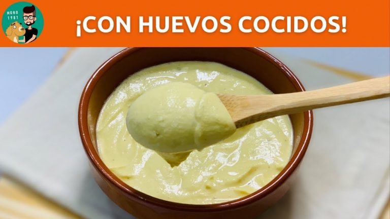 Receta de Mayonesa con huevo cocido