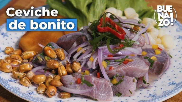 Receta de Cebiche de bonito a la peruana