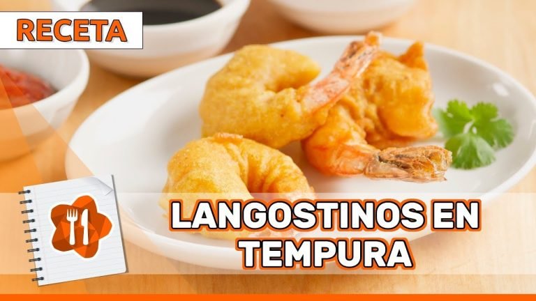 Receta de Langostinos en tempura japonesa