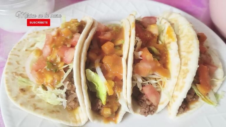 Receta de Tortillas rellenas de carne molida