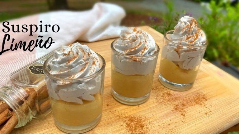 Receta de Suspiro limeño