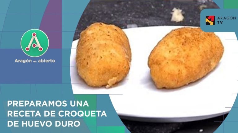 Receta de croqueta de huevo