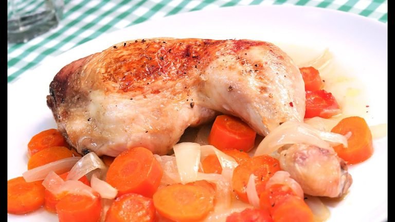▷ Receta de Piernas de pollo al horno con cebolla | Actualizado mayo 2023