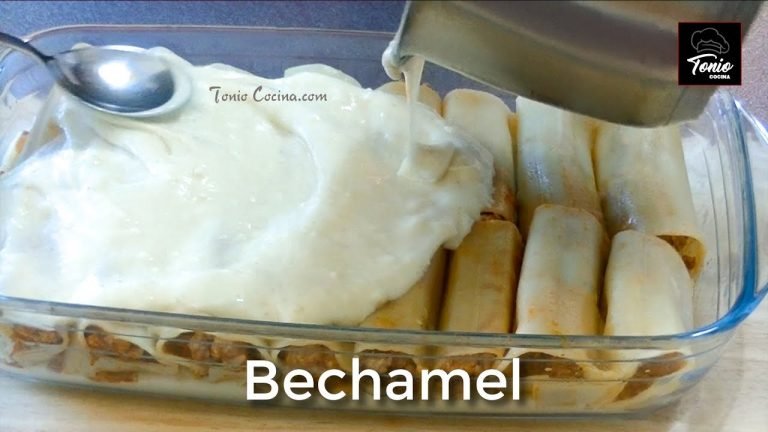 Receta de Salsa bechamel para canelones