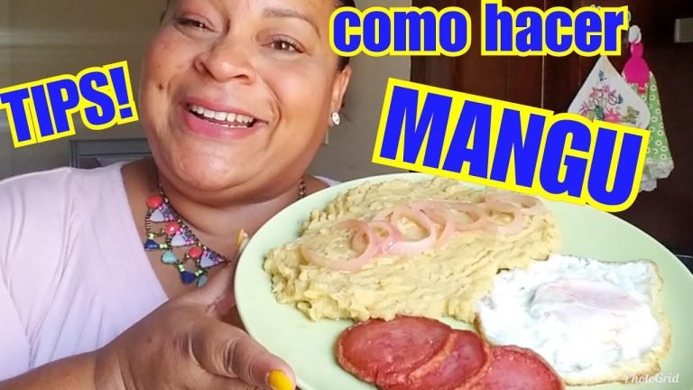 Receta de Mangú dominicano