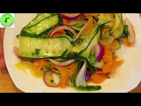 Receta de Ensalada de calabacín crudo