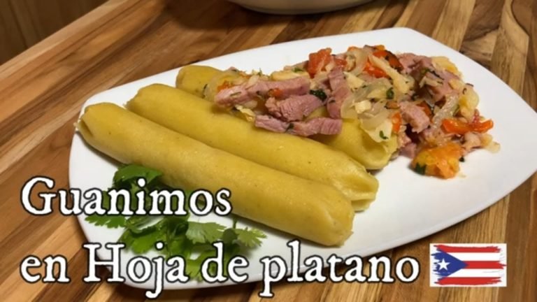 Receta de Guanimes de plátano