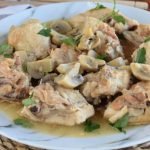 Receta de Pollo al brandy cremoso