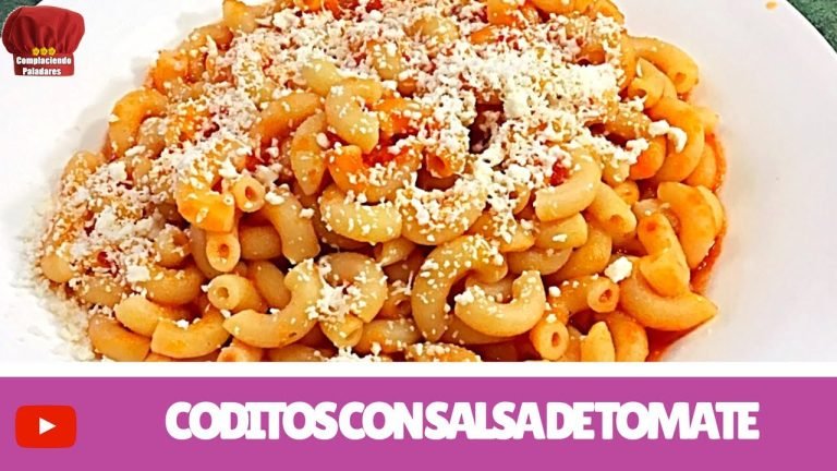 Receta de Sopa de coditos roja