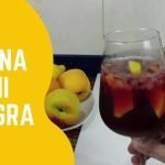 C&oacute;ctel de frutas navide&ntilde;o