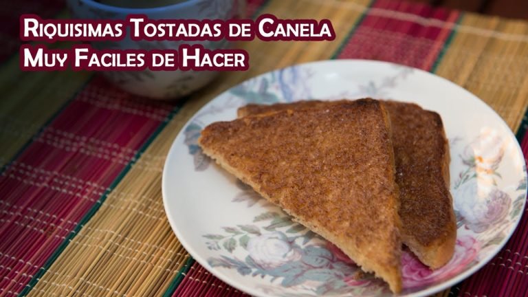 Receta de Tostadas con mantequilla y canela