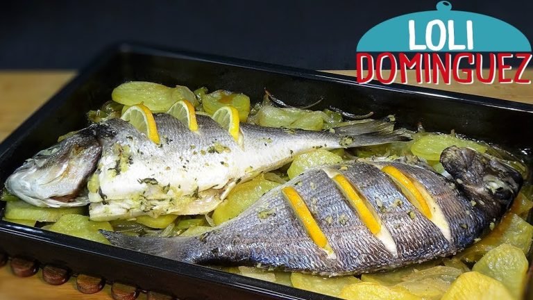 Receta de DORADA AL FORNO CON PATATAS