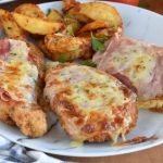 Receta de Pollo al horno con tomate y cebolla