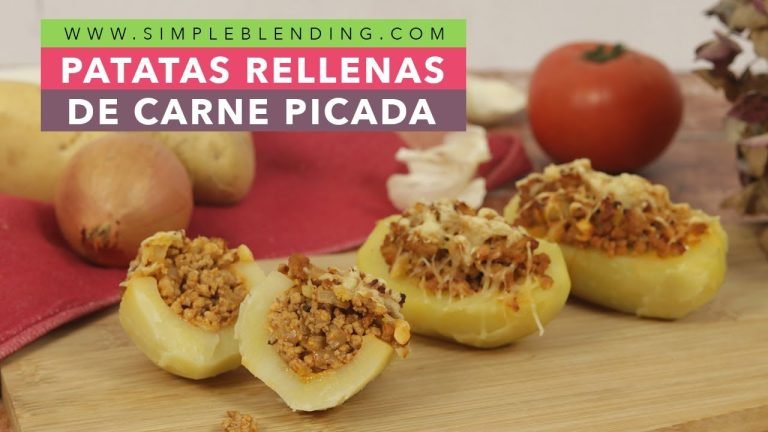 Receta de Patatas rellenas de carne picada