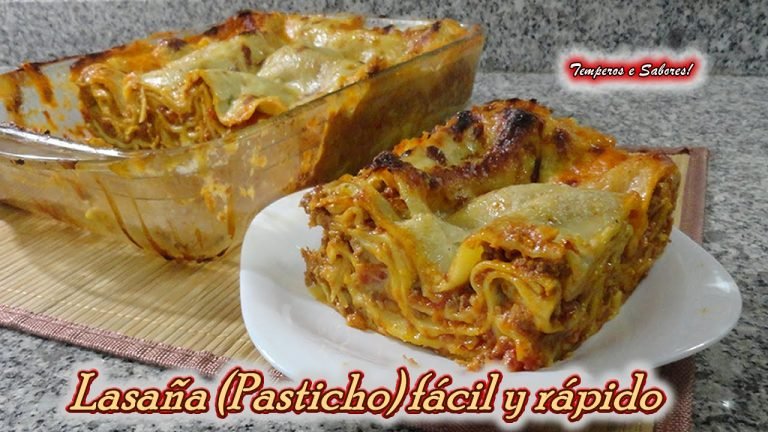 Receta de Pasticho fácil