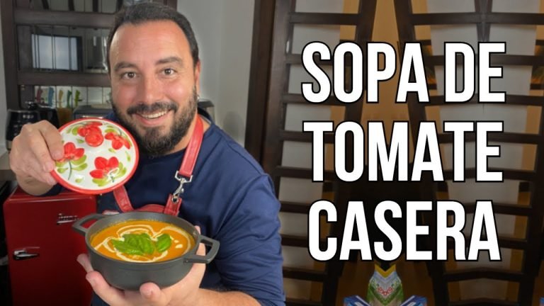 Receta de Sopa crema de tomates