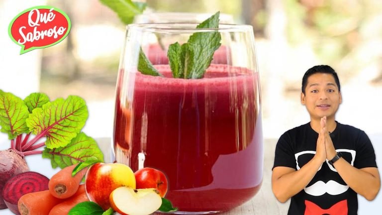 Jugo de betabel con zanahoria