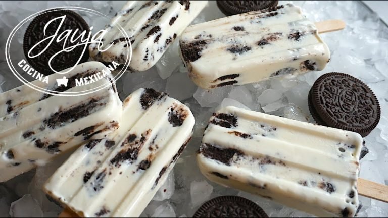 Receta de Paletas heladas de Oreo