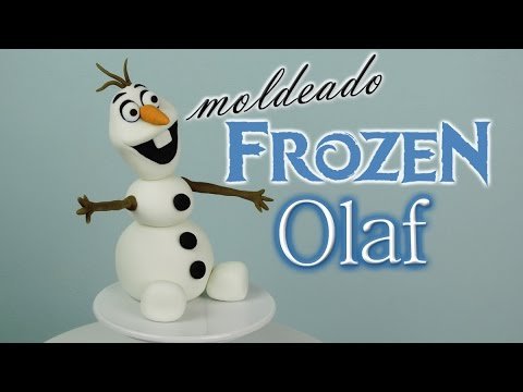 Receta de Figuras de fondant  Olaf Frozen