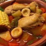 Receta de Guiso de gallo al vino