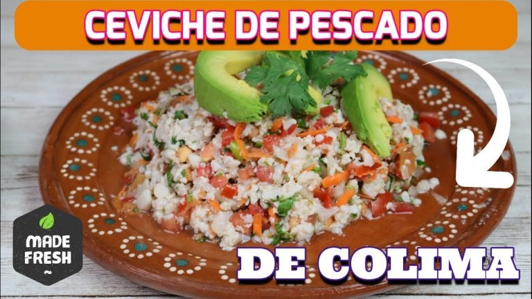 Receta de CEVICHE COLIMA