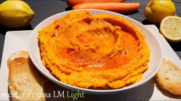 Receta de Hummus de zanahoria