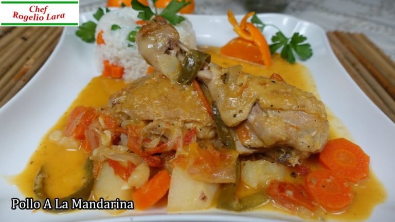 Receta de POLLO A LA MANDARINA