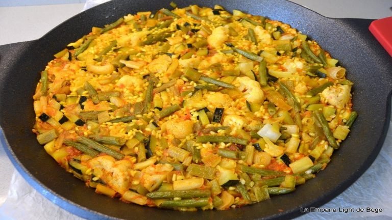 Receta de Paella de verduras