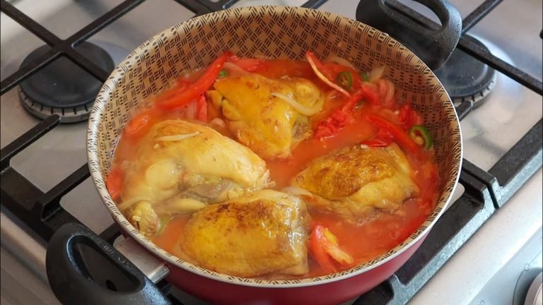 Receta de Jamoncitos de pollo en salsa de tomate