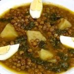 Receta de Garbanzos con chorizo y bacon