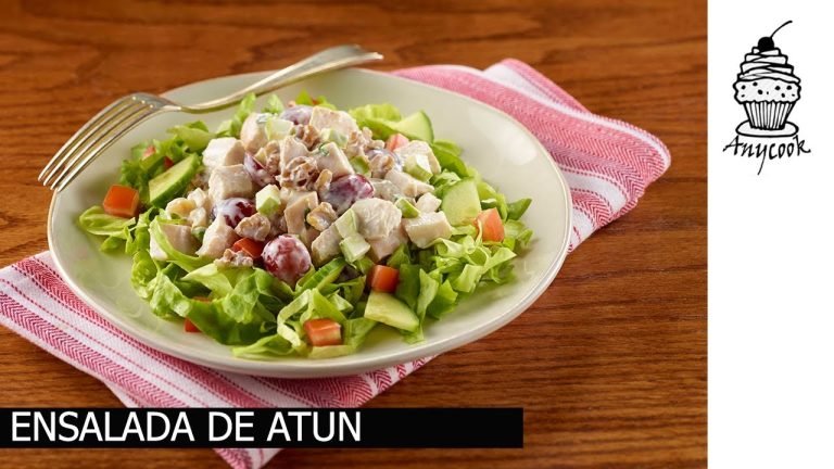 Receta de Ensalada de tomate cebolla y atún