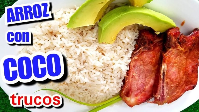 Receta de Arroz con coco salado