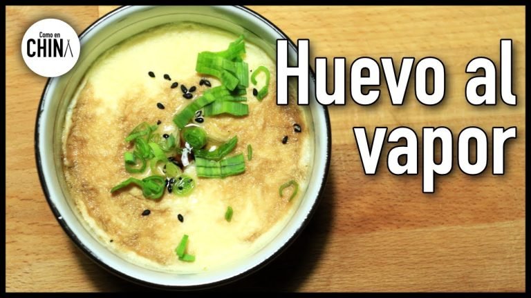 Receta de Huevos al vapor estilo chino