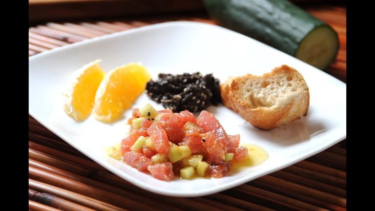 Receta de Tartar de atún picante