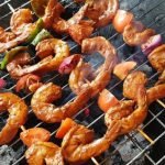 Receta de Brochetas de camar&oacute;n asadas