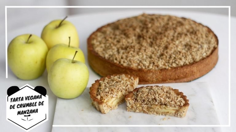 Receta de Crumble vegano de manzana