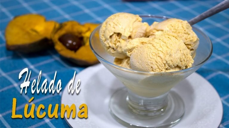 Receta de Helado de lúcuma