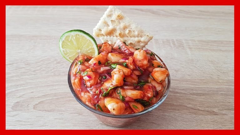 Receta de Ceviche de camarón colombiano