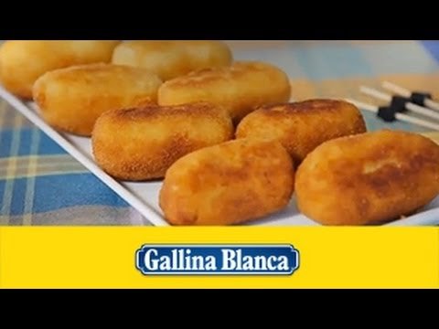 Receta de Croquetas de pollo y queso